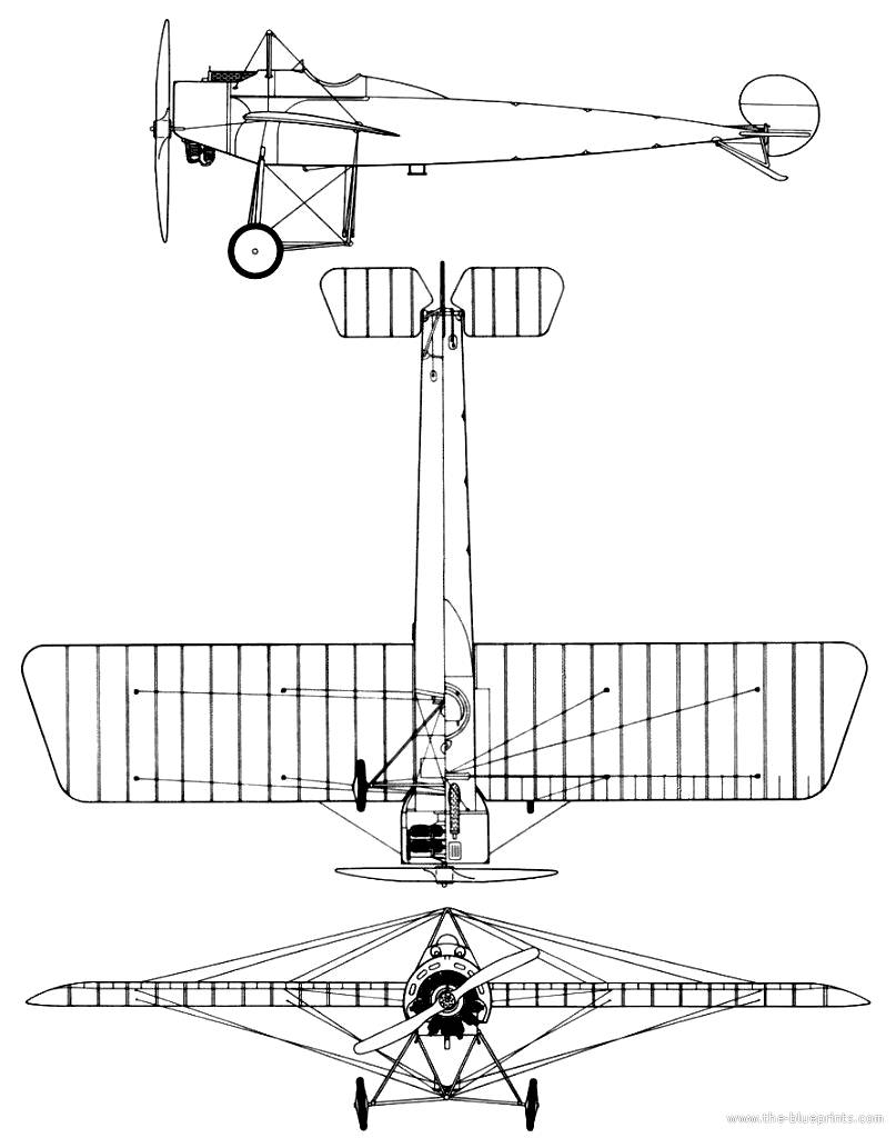Общий вид самолета Фоккер E IV